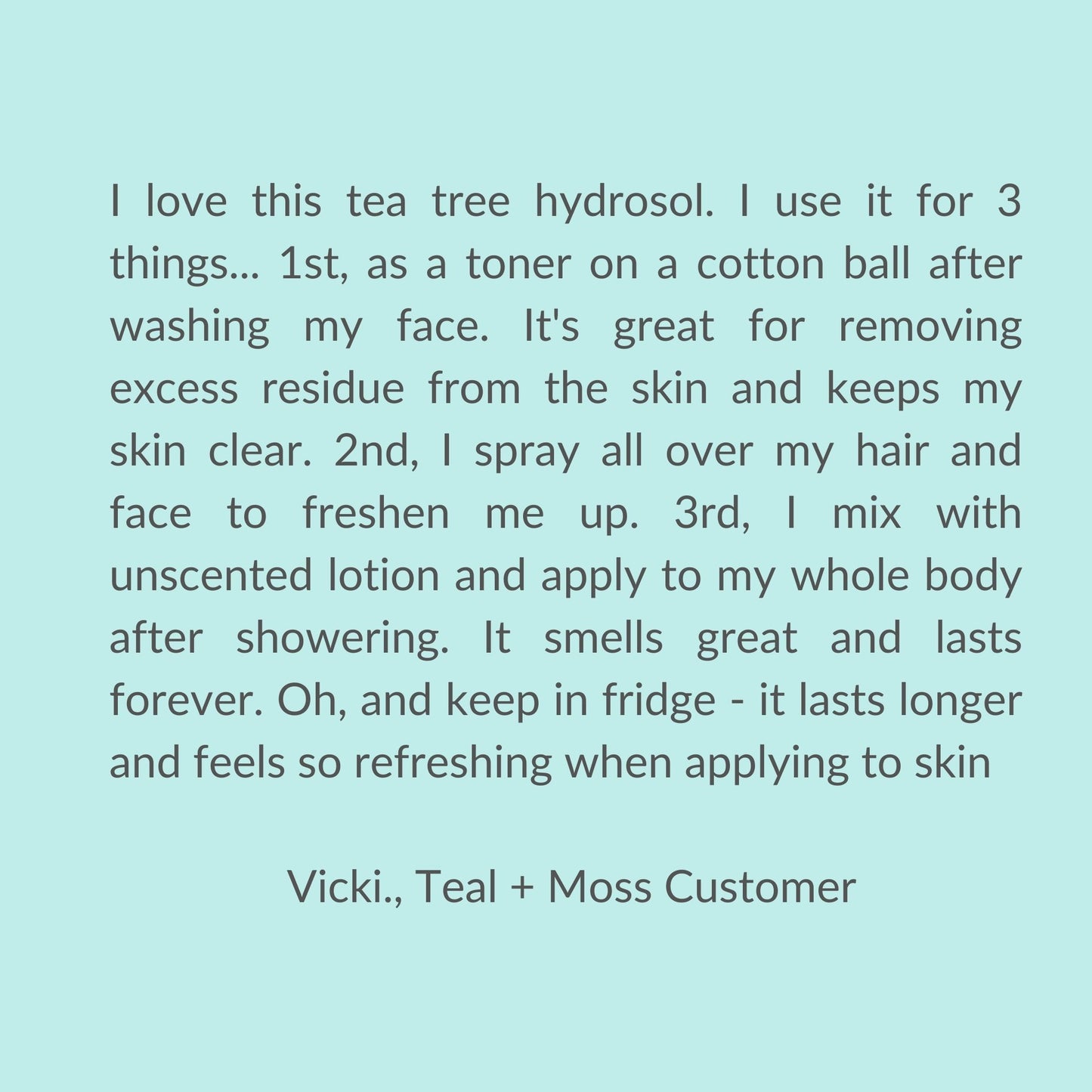 Hydrate Toner - Detox with Tea Tree