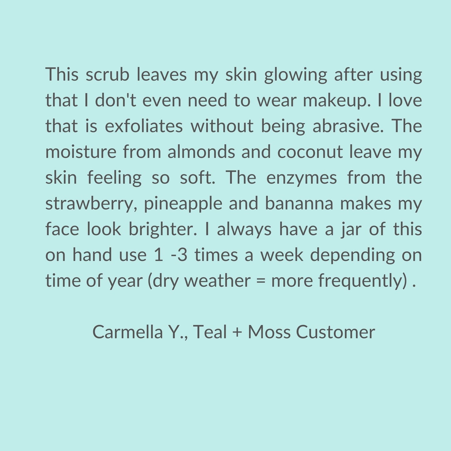 Exfoliate With Almond + Oats