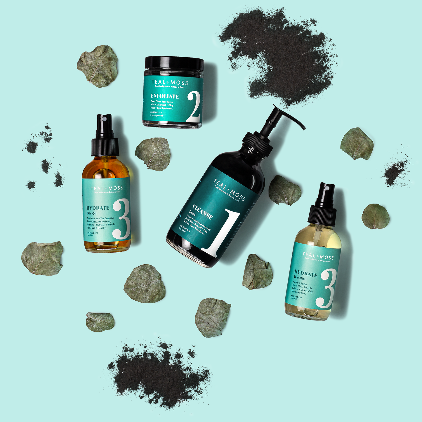 Collection - Detox - Teal Tree + Charcoal  Full Set
